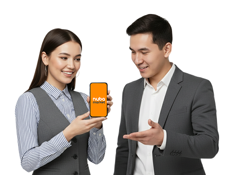 POS screen with people